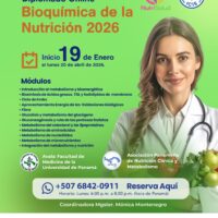 DIPLOMADO DE BIOQUÍMICA DE LA NUTRICIÓN ENERO 2026