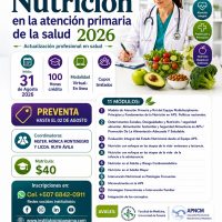 DIPLOMADO DE NUTRICIÓN EN ATENCIÓN PRIMARIA DE LA SALUD AGOSTO 2026
